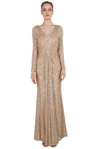 Cleo Formal Dress Gold