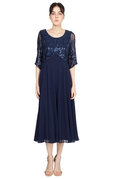 Marella Dress Navy