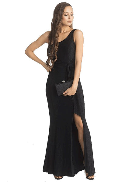 Angelina Stretch Gown Black