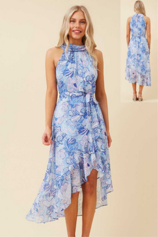 Chloe Dress Blue