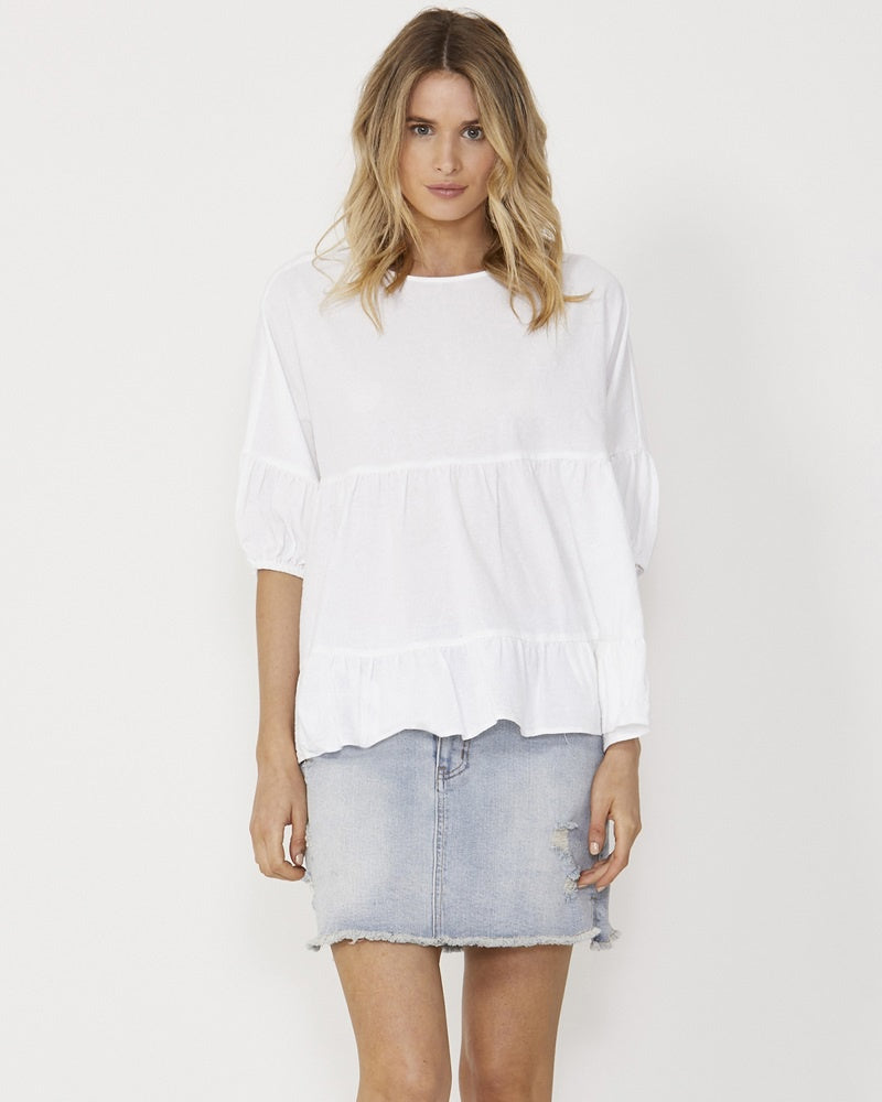 Cotton Tiered Top