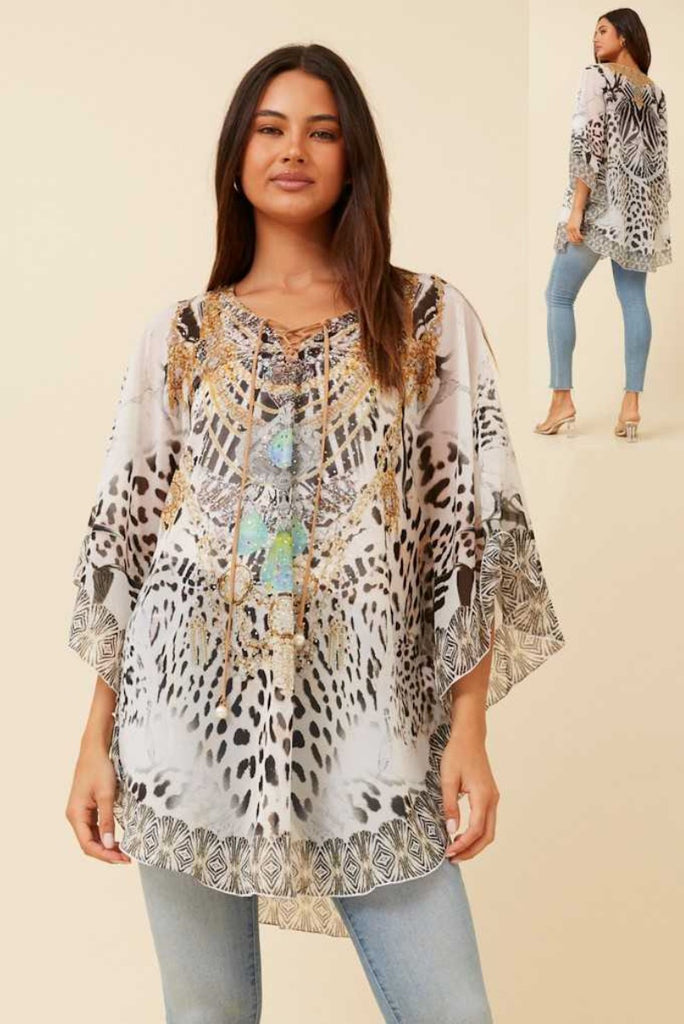 Aria Animal Print Top