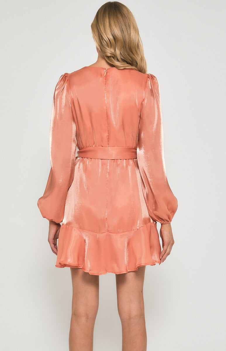 Genevieve Dress Peach