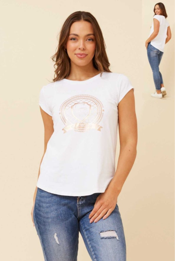 Glamour Tee White