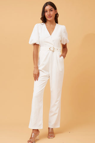 Eliza Jumpsuit White