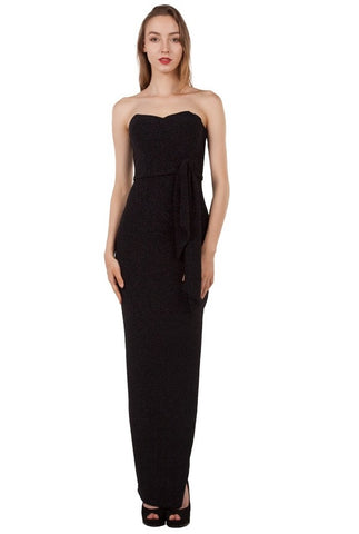 Melanie Stretch Gown Black