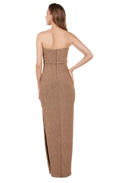 Melanie Stretch Gown Gold