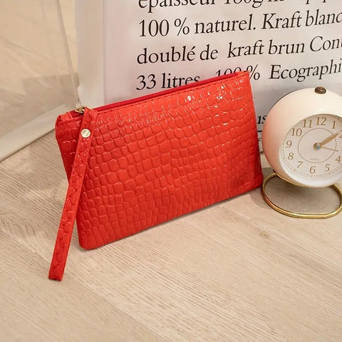 Mini Wrist Clutch Red