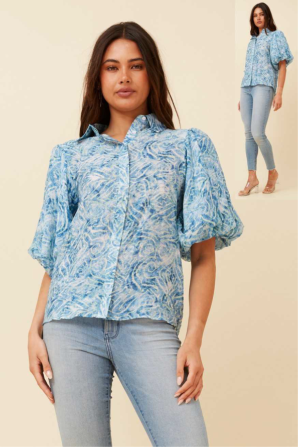 Uma Puff Sleeve Shirt