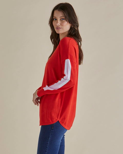 Sophie Knit Jumper Red